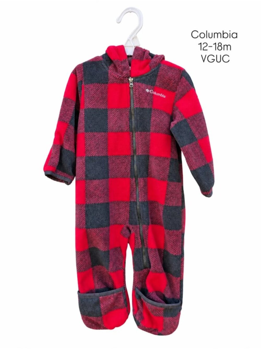 Columbia Fleece Bunting Suit 12-18m Baby Clothes
